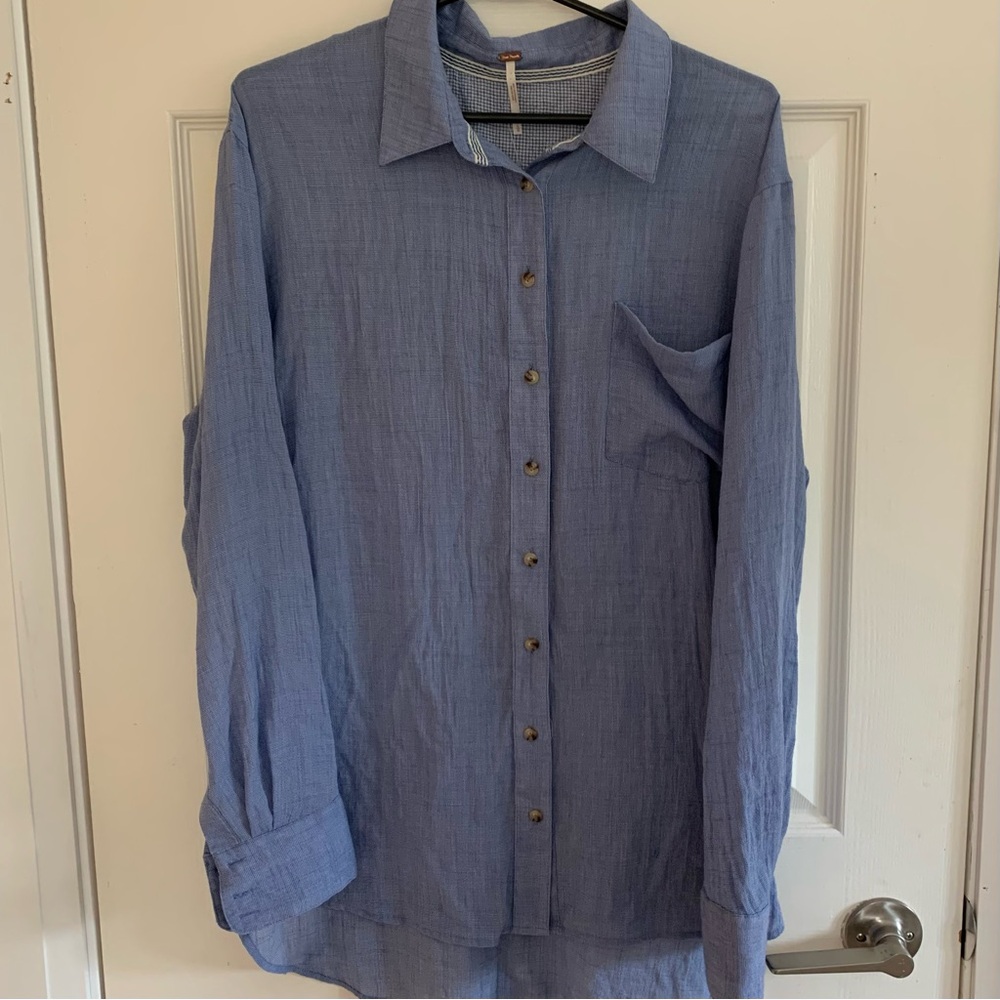 Free People Button Up